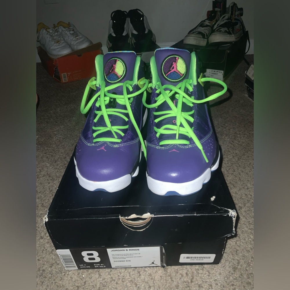 Nike Air Jordan 6 Rings "Bel-Air Fresh Prince" Size 8 - Near Mint Condition